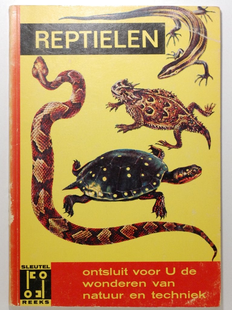 Reptielen en hun Levenswijze - Boek Sleutel Reeks 1962, Boeken, Gelezen, Verzenden, George S. Fichter, Reptielen of Amfibieën