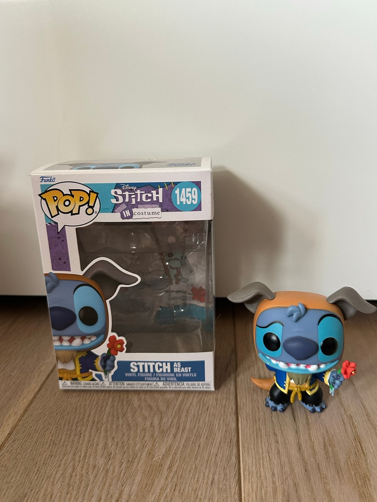 Funko Pop! Disney Stitch als Beest #1459, Ophalen of Verzenden, Zo goed als nieuw