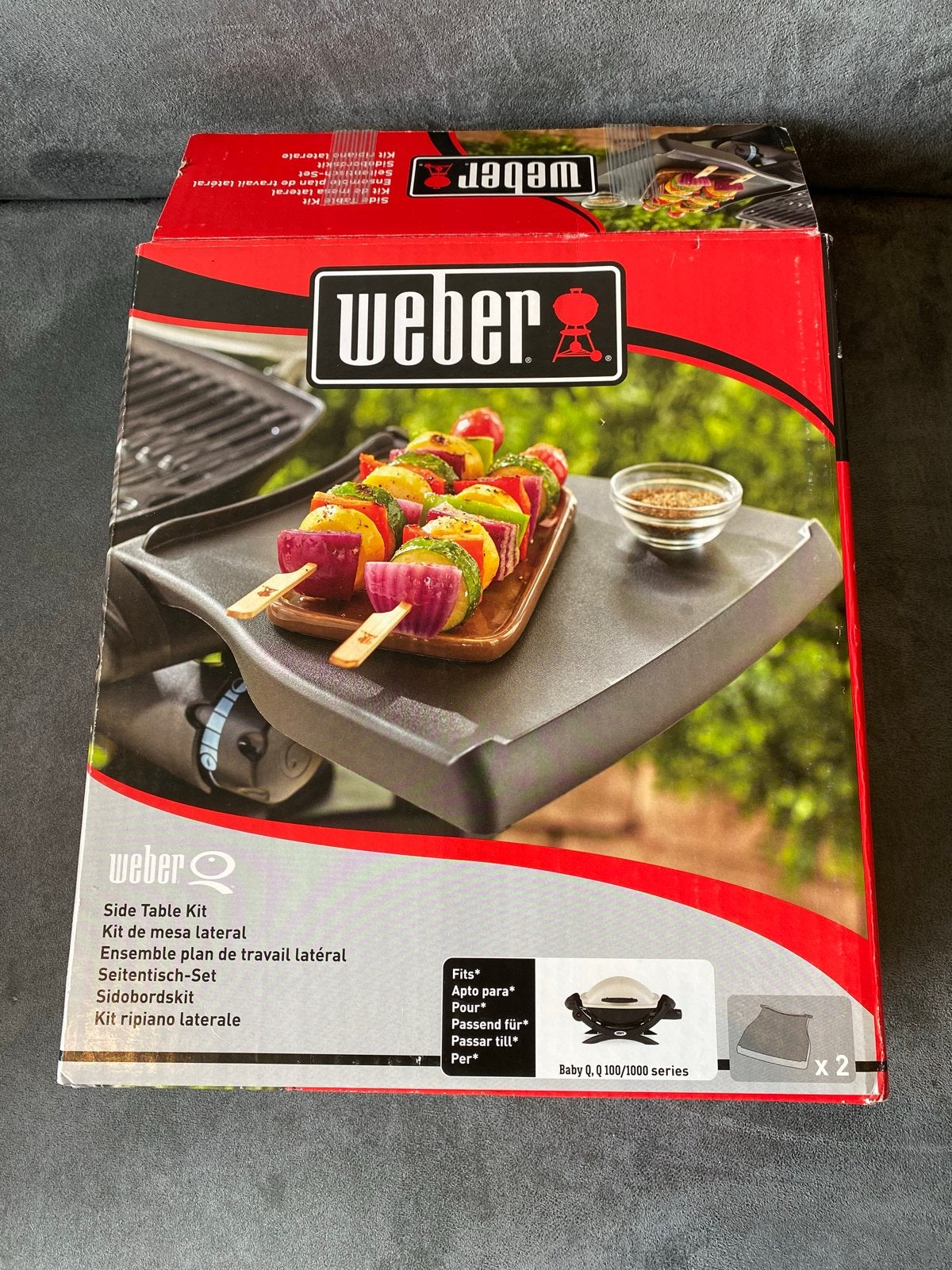 Weber BBQ Zijtafel Kit voor Baby Q, Q 100/1000 Series, Ophalen of Verzenden, Nieuw