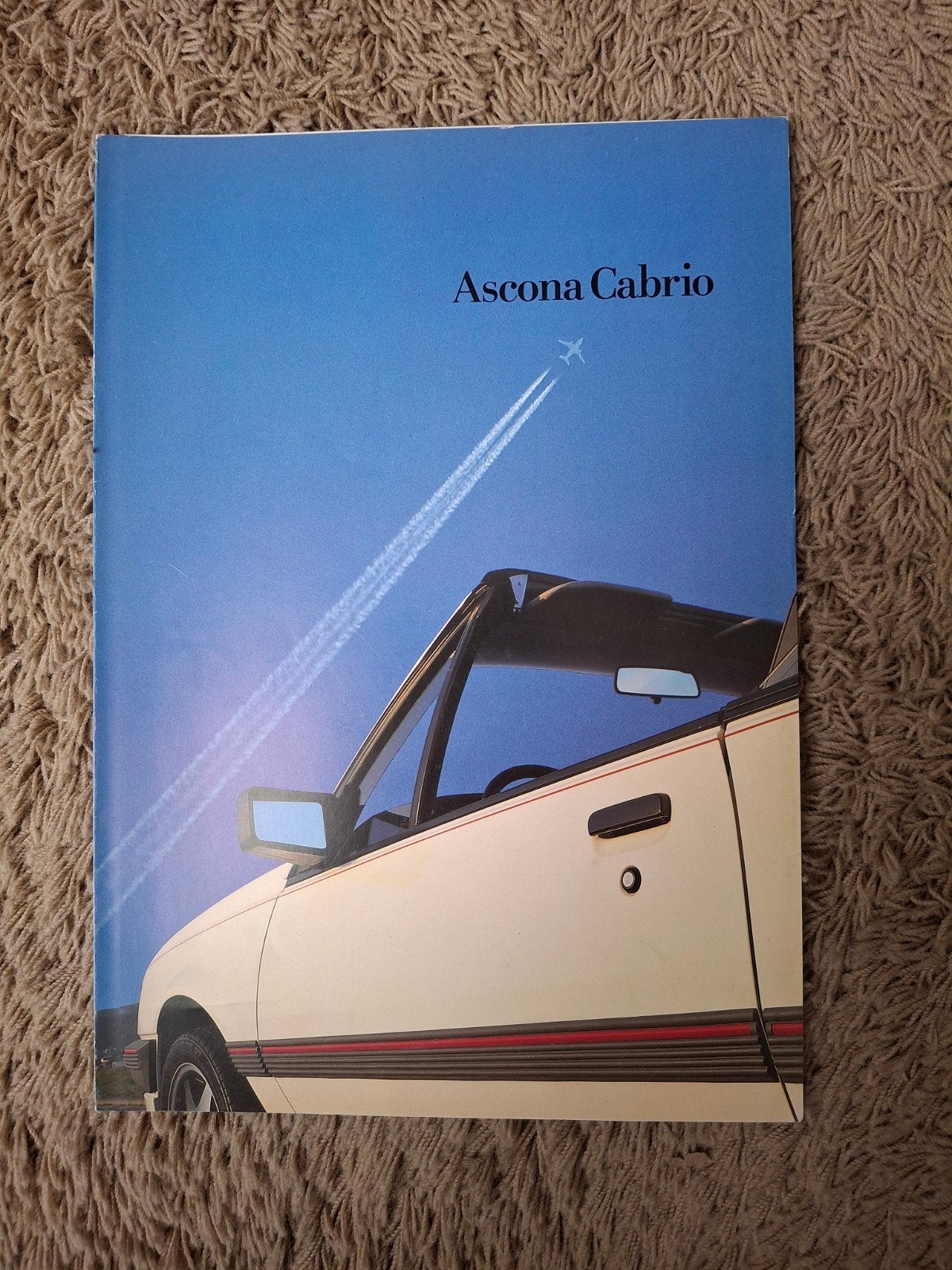 Autofolder Opel Ascona C cabrio, Verzenden, Zo goed als nieuw, Opel