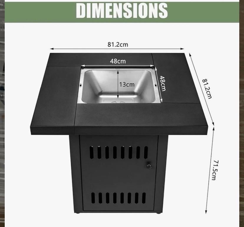 Nieuwe BBQ / Vuurtafel - Perfect voor gezellige avonden, Ophalen, Onbekend, Nieuw, Onbekend