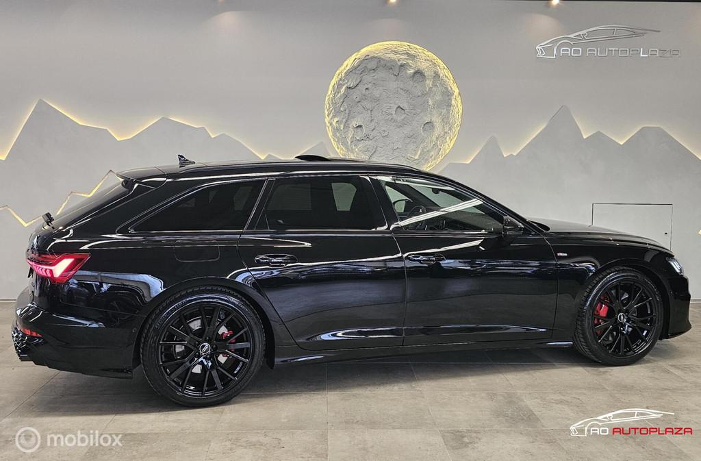 Audi A6 Avant 55 TFSI e quattro 3x S-line Competition Panora, Auto's, Automaat, Zwart, 4 cilinders, Zwart