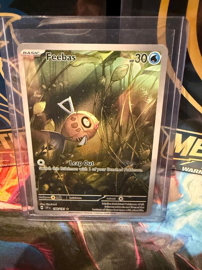 Feebas (198/197) - Pokemon kaart in uitstekende staat, Ophalen of Verzenden, Zo goed als nieuw, Losse kaart
