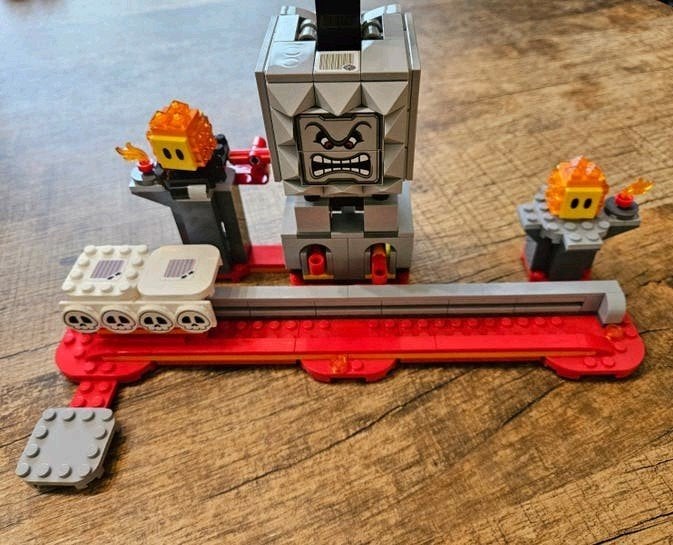Lego Super Mario #71376 Thwomp Drop uitbreidingsset, Compleet, Overige thema's, Lego, Ophalen of Verzenden