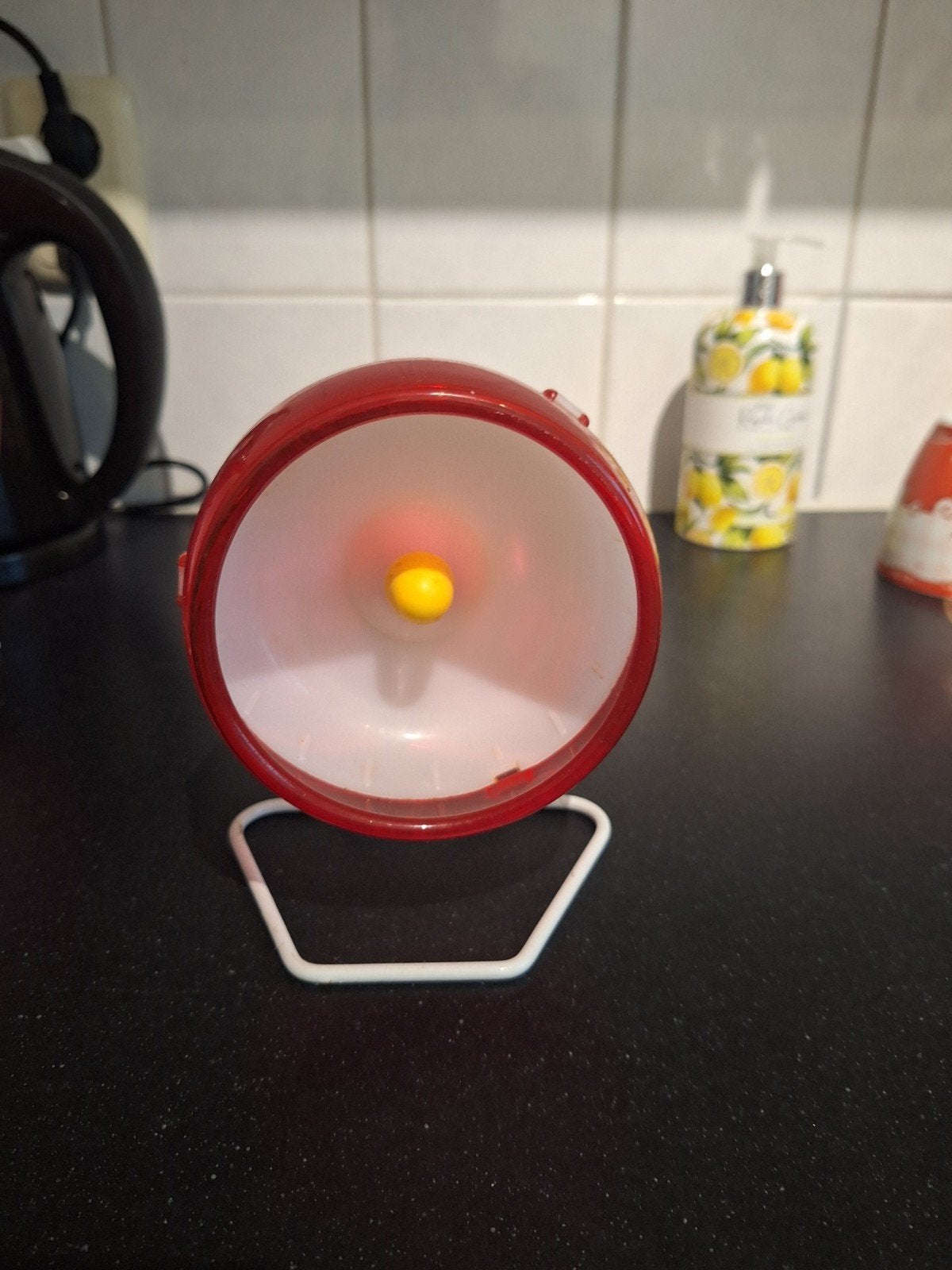 silent hamster rad (dwerghamster), Ophalen of Verzenden, Zo goed als nieuw, Loopwiel of Rad