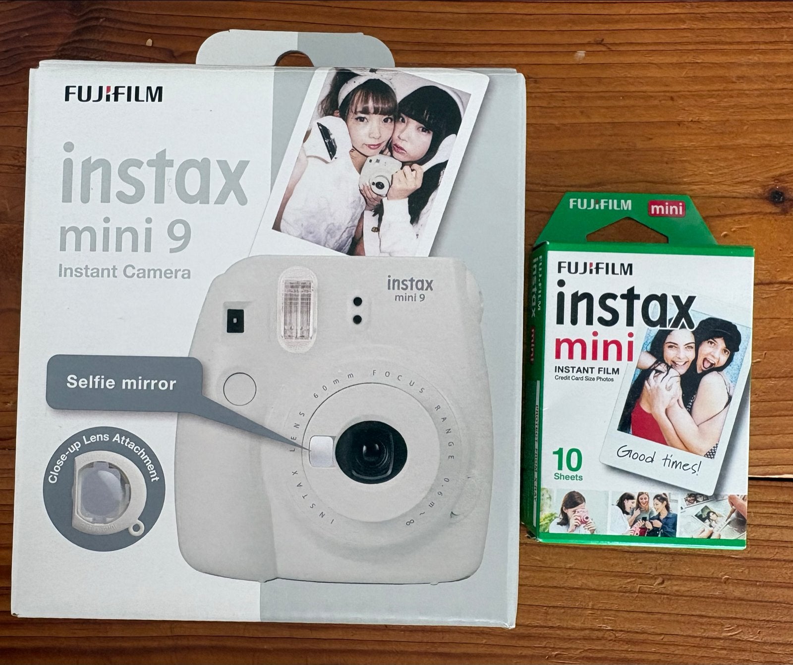 Fujifilm Instax Mini 9 Instant Camera - Smoky White, Handleiding, Instant camera, Zo goed als nieuw, Fujifilm