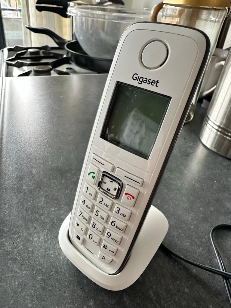 Siemens Gigaset A510 DECT telefoon met lader, Ophalen of Verzenden, Zo goed als nieuw
