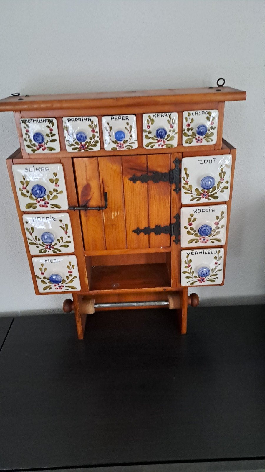antiek kruidenkastje, Ophalen, Gebruikt, 25 tot 50 cm