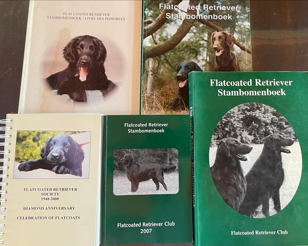 Flatcoated Retriever Stamboeken - Diverse Jaren, Boeken, Ophalen of Verzenden, Gelezen, Honden