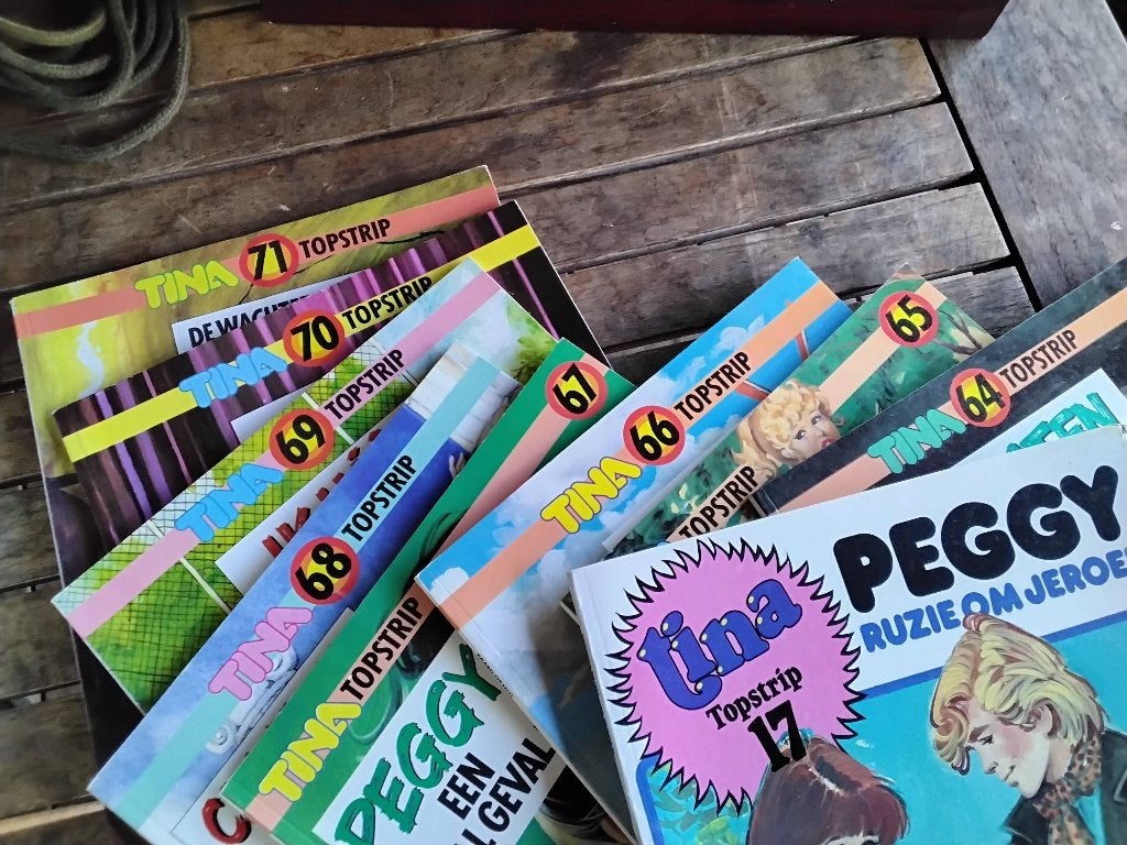 9 tina strips, Boeken, Gelezen, Ophalen of Verzenden, Diversen, Meerdere stripboeken