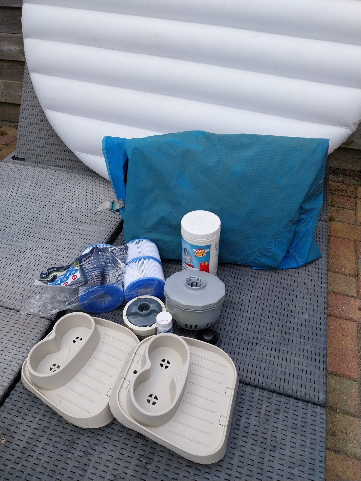 Opblaasbare jacuzzi benodigheden, zonder de witte deksel, Ophalen