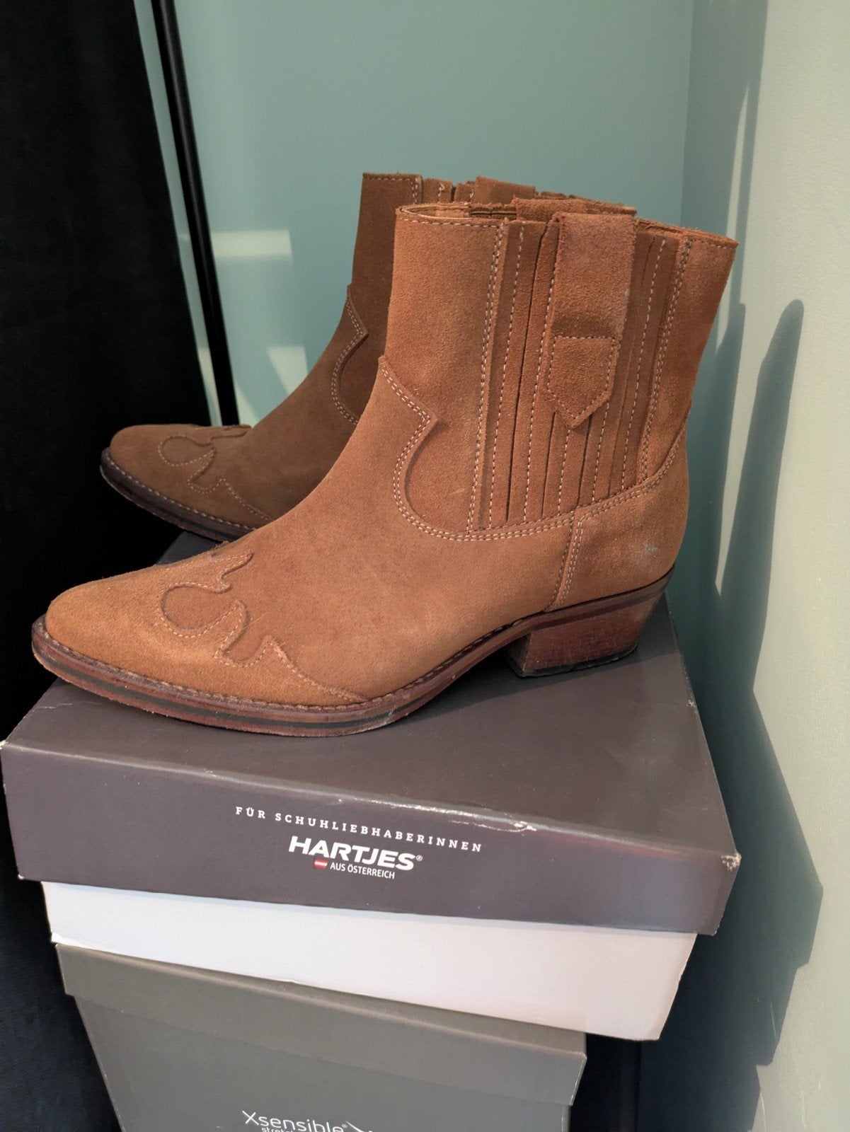 manfield laarsjes mt 39, Ophalen of Verzenden, Zo goed als nieuw, Zwart