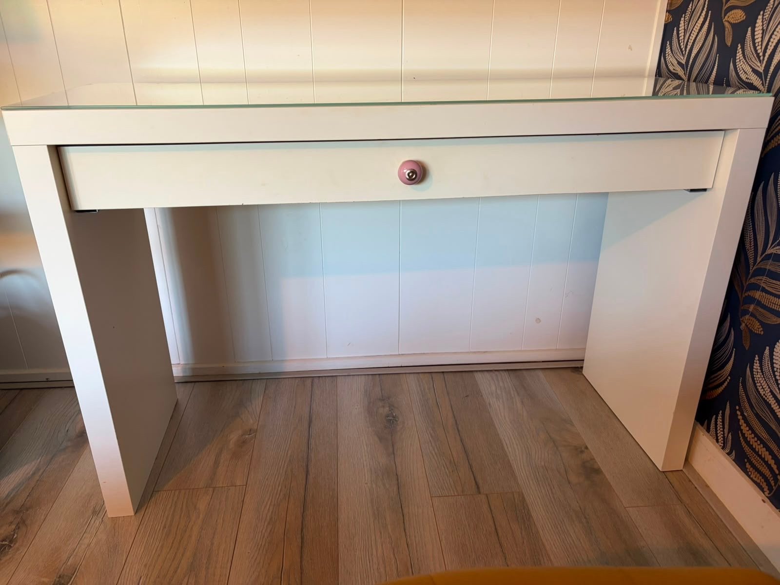 Malm toilettafel 120x41, Huis en Inrichting, Ophalen, Gebruikt, 50 tot 100 cm, Minder dan 100 cm