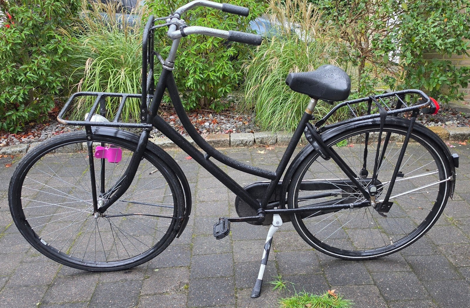 Gebruikte Damesfiets Zwart - 20 inch (51 cm), 50 tot 53 cm, Ophalen, Gebruikt, Overige merken
