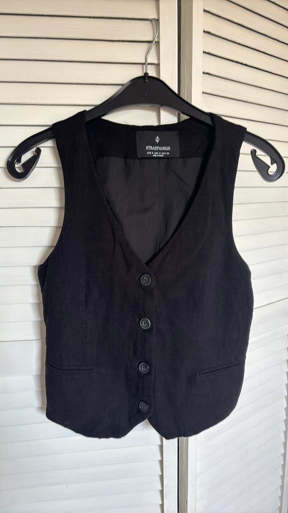 Stradivarius gilet zwart maat S, Ophalen of Verzenden, Zo goed als nieuw