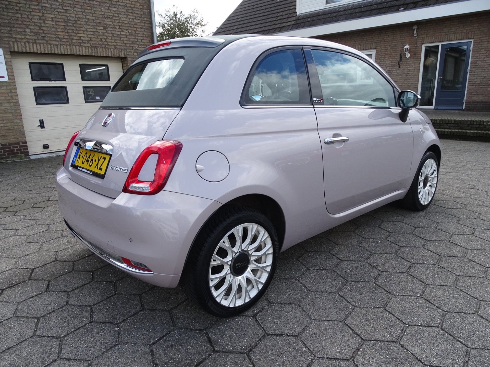 Fiat 500 C 1.0 Hybrid Star, Auto's, Voorwielaandrijving, Dealer onderhouden, Stof, Euro 6