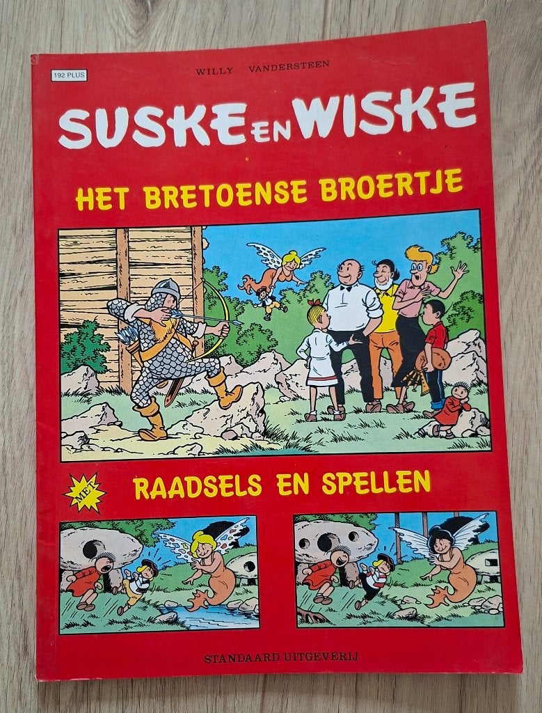 192 plus - Suske en Wiske - Het Bretoense broertje, Eén stripboek, Ophalen of Verzenden, Gelezen, Willy Vandersteen