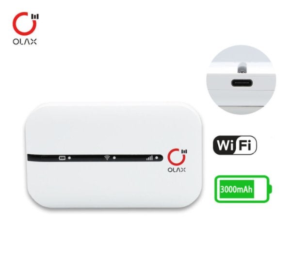 Olax MT10 4G MiFi - WiFi hotspot - 10 gebruikers - 150Mbps, Router met modem, Verzenden, Olax mifi, Nieuw