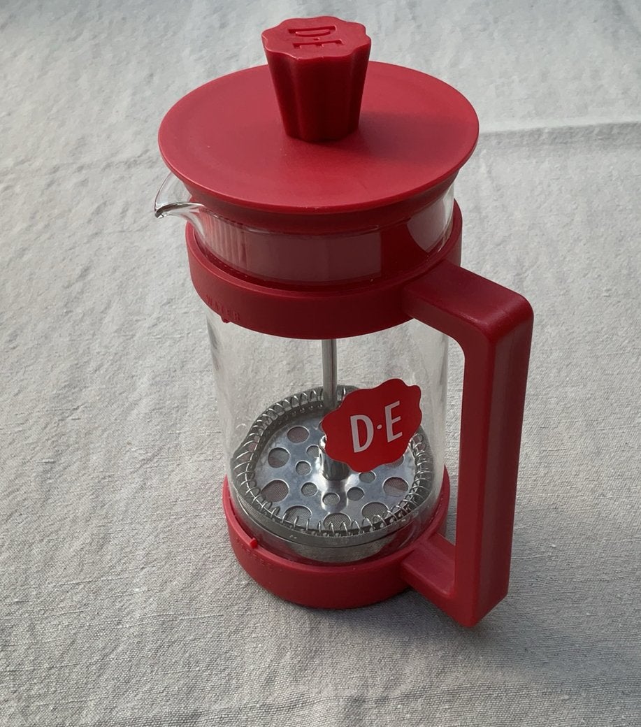 Vintage DE koffie zetter, cafetière, voor 2 kopjes., Ophalen of Verzenden