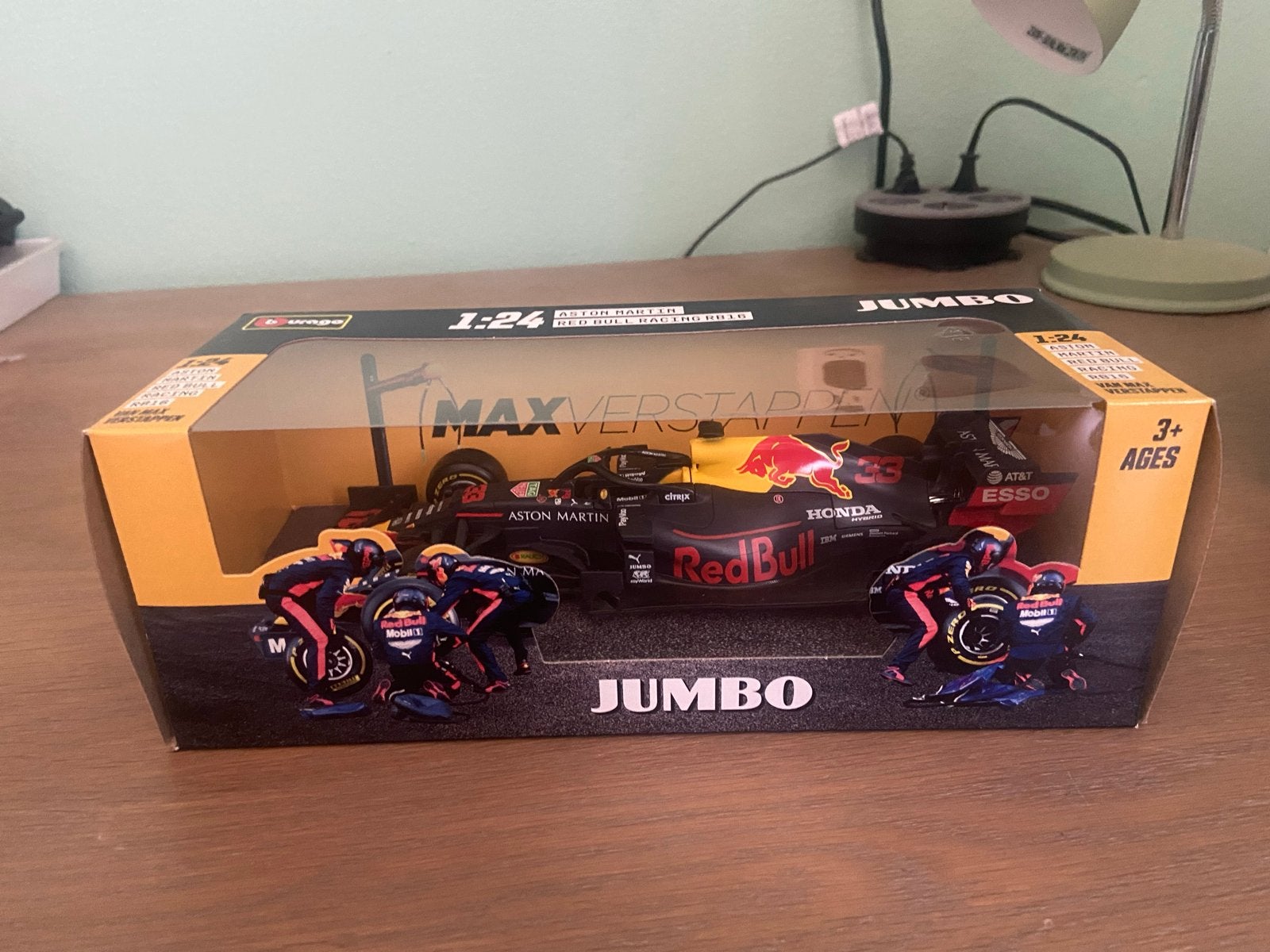 Burago Max Verstappen Red Bull F1 Auto 1:24, Ophalen of Verzenden, Nieuw, Auto, Overige merken