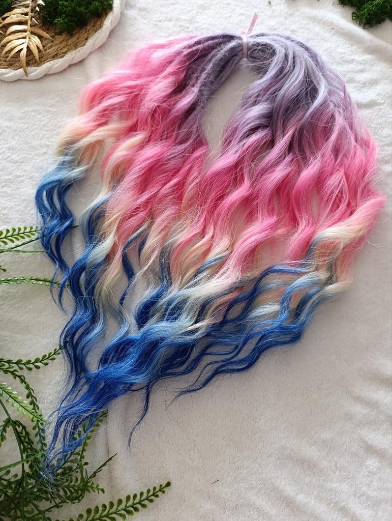 Dreadlocks set, dreadkrullen, haar extensions, full/partial, Ophalen of Verzenden, Nieuw, Pruik of Haarverlenging
