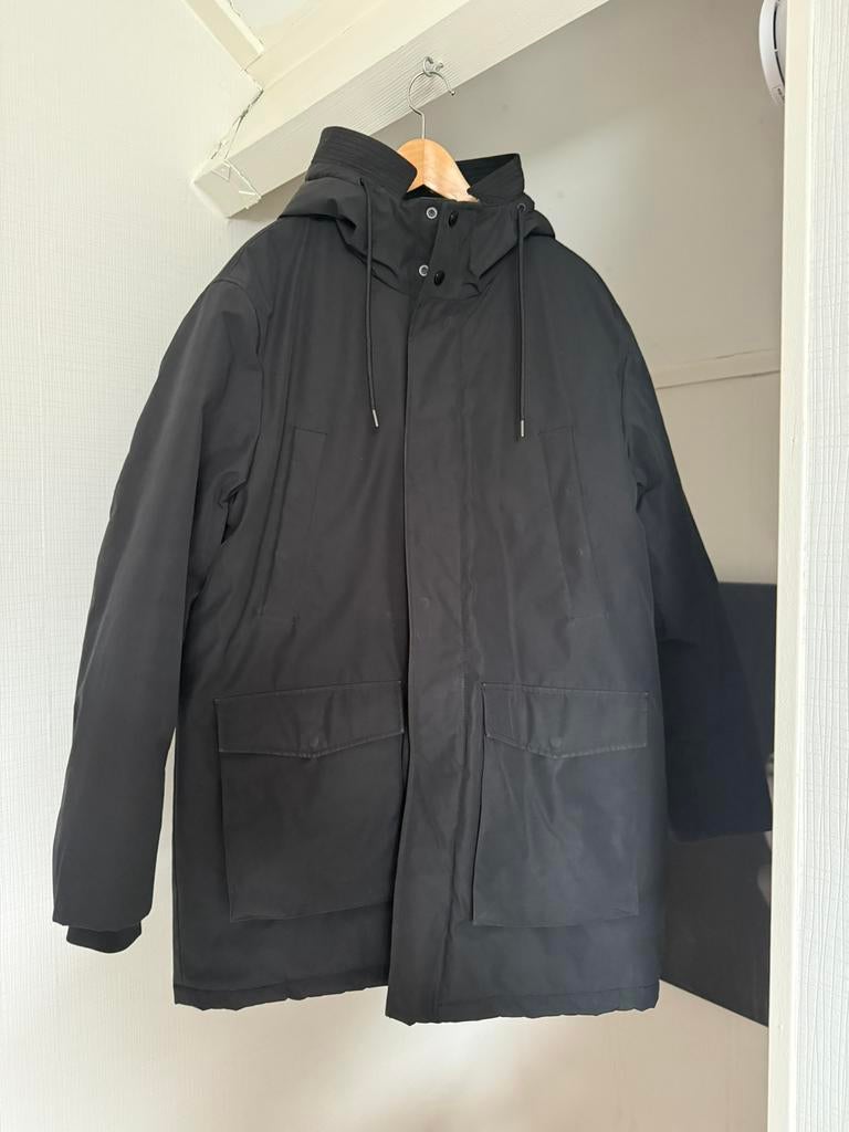 Winterjas Replay, Kleding | Heren, Jassen | Winter, Ophalen of Verzenden, Zo goed als nieuw, Maat 52/54 (L), Zwart