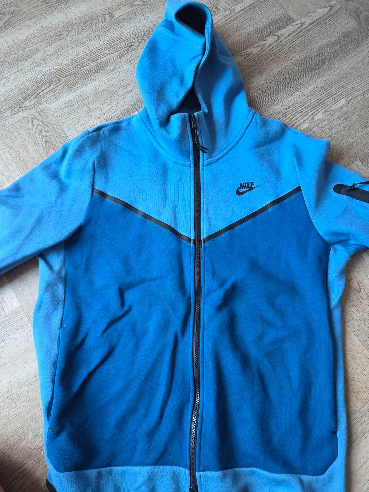 Nike Tech Fleece Hoodie - Blauw Maat L, Kleding | Heren, Maat 52/54 (L), Blauw, Nike, Ophalen of Verzenden