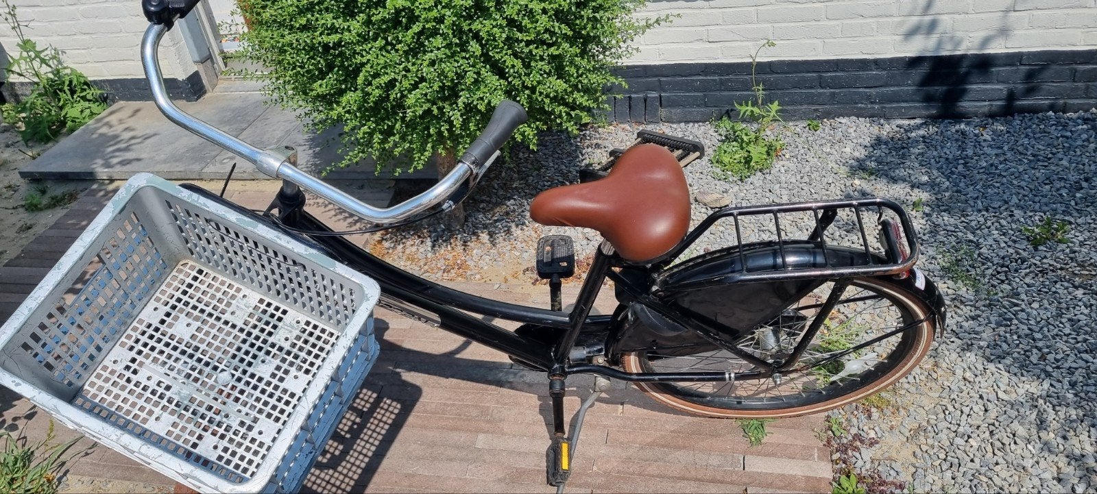 Nette POPAL DAILY DUTCH meisjes fiets 24 inch met krat, Ophalen, Gebruikt, 24 inch