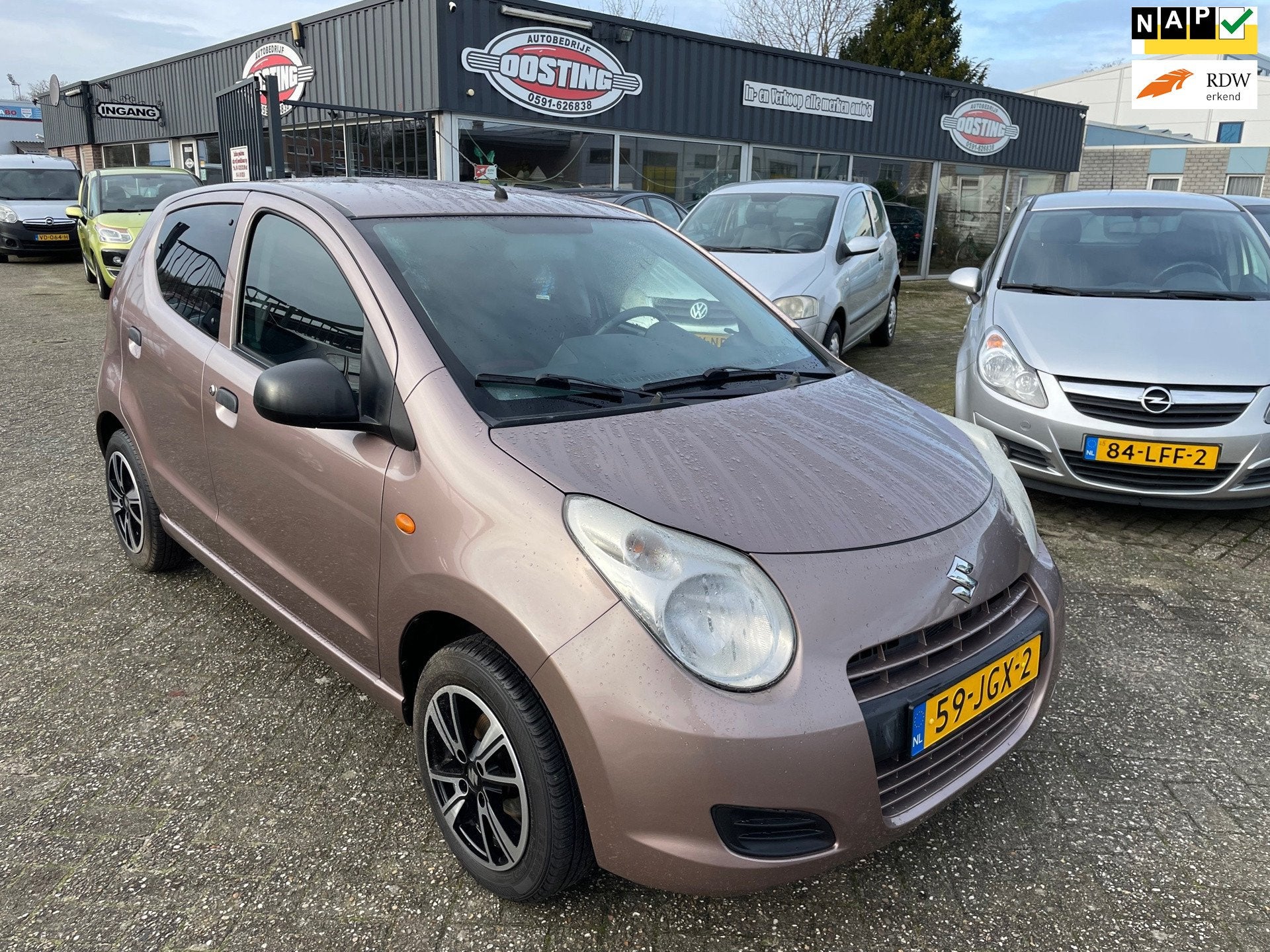 Suzuki Alto 1.0 Comfort(st-bekr,airco,5drs,lmv,bj09,2699,-), Voorwielaandrijving, Euro 5, Stof, Gebruikt