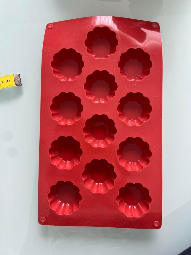 Siliconen bakvorm, l Mini Briochette, Ophalen of Verzenden, Nieuw, Taarten, Bakvorm