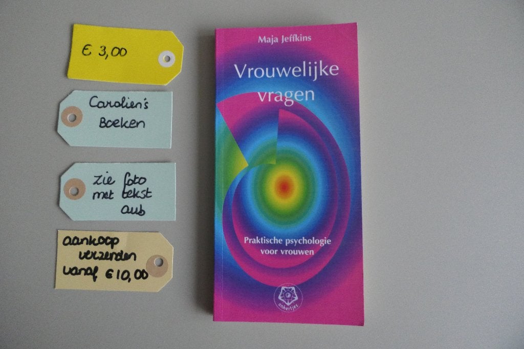 Vrouwelijke vragen. Maja Jeffkins., Ophalen of Verzenden, Gelezen, Persoonlijkheidsleer, Maja Jeffkins