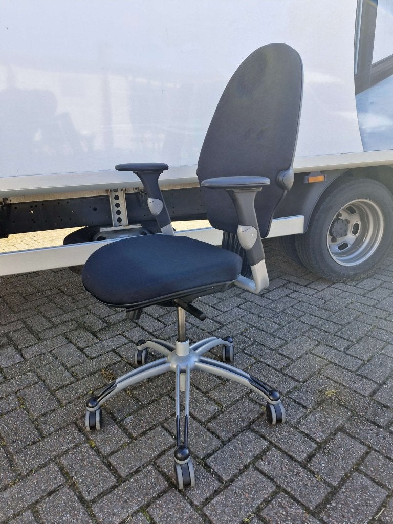 RH Extend Large bureaustoel ( nieuwe zwarte stof ), Blaak 28 Rotterdam, Flokk Netherland, Zwart, Ophalen of Verzenden