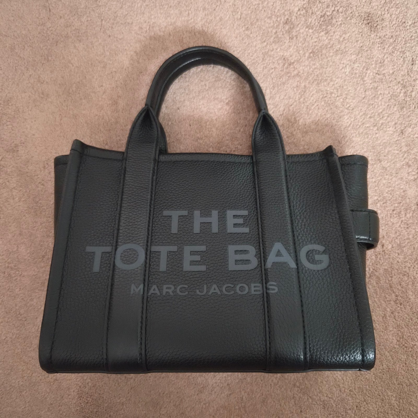 Marc Jacobs The Tote Bag – zwart – incl. schouderband, organ, Verzenden, Gebruikt, Zwart, Handtas