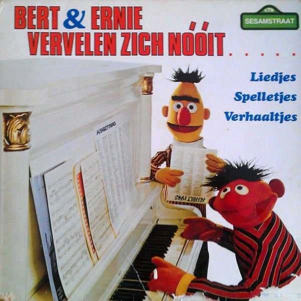 Kinder L.P. (1981) Sesamstraat - Bert & Ernie Vervelen zich, LP, Gebruikt, Overige genres, Ophalen of Verzenden