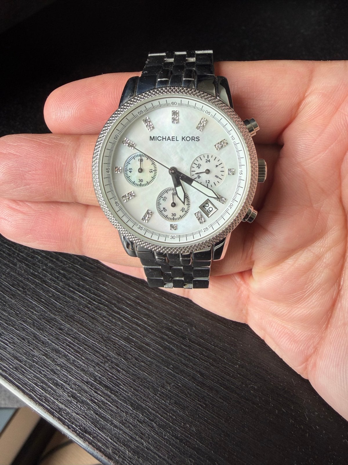 Michael Kors Ritz MK-5020 dameshorloge, Overige merken, Staal, Polshorloge, Ophalen of Verzenden