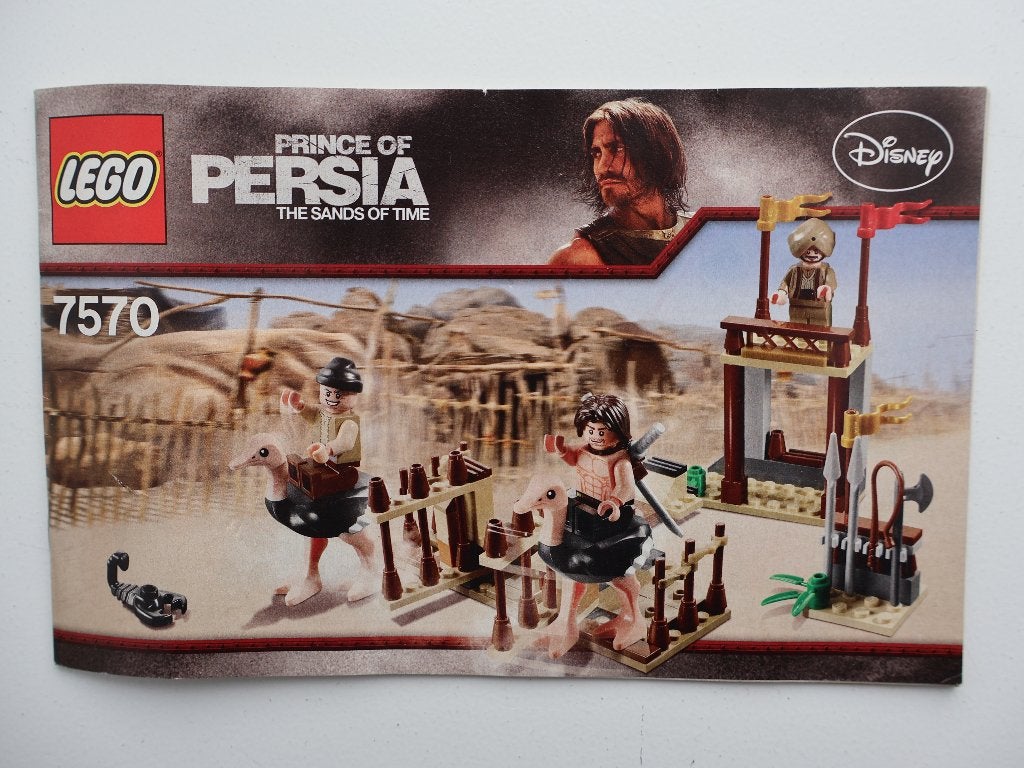 Lego Prince of Persia 7570 The Ostrich Race, Gebruikt, Lego, Compleet, Ophalen of Verzenden