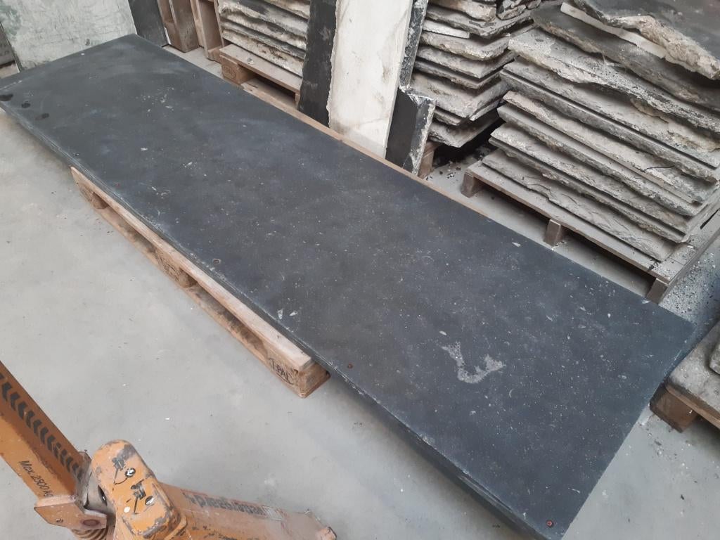 werkblad buitenkeuken, aanrechtblad keuken van hardsteen, Ophalen, Gebruikt, Zwart, 200 cm of meer