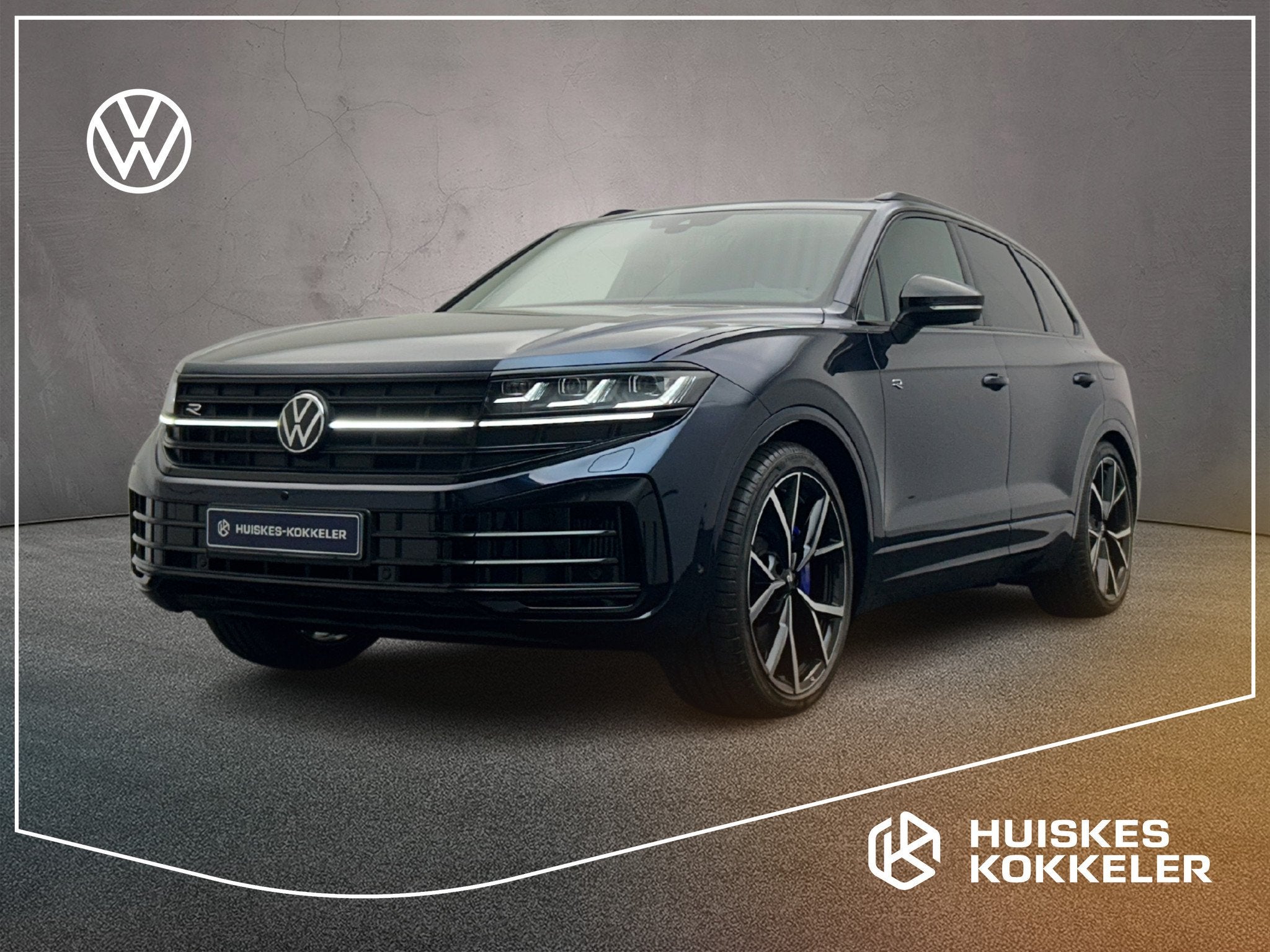 Volkswagen Touareg, Auto's, Automaat, Euro 6, Blauw, 2381 kg