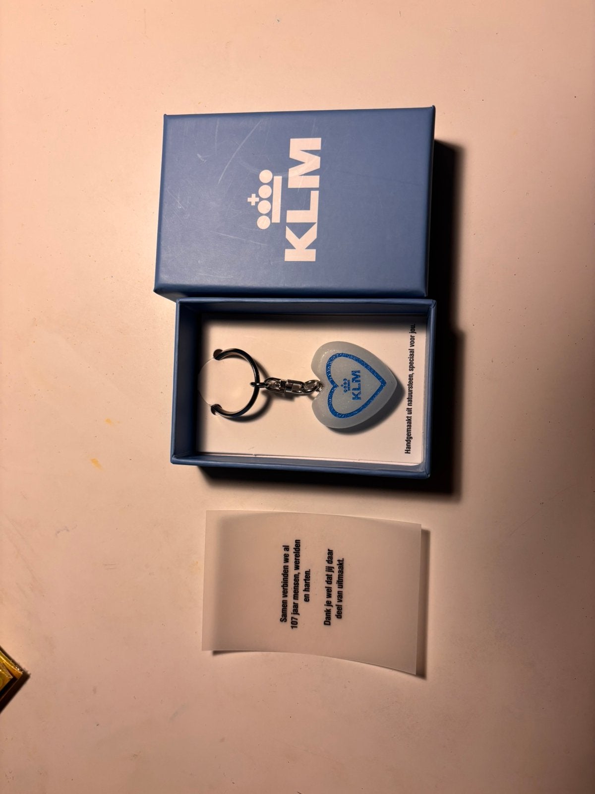 Klm limited edition sleutelhanger, Ophalen of Verzenden, Zo goed als nieuw