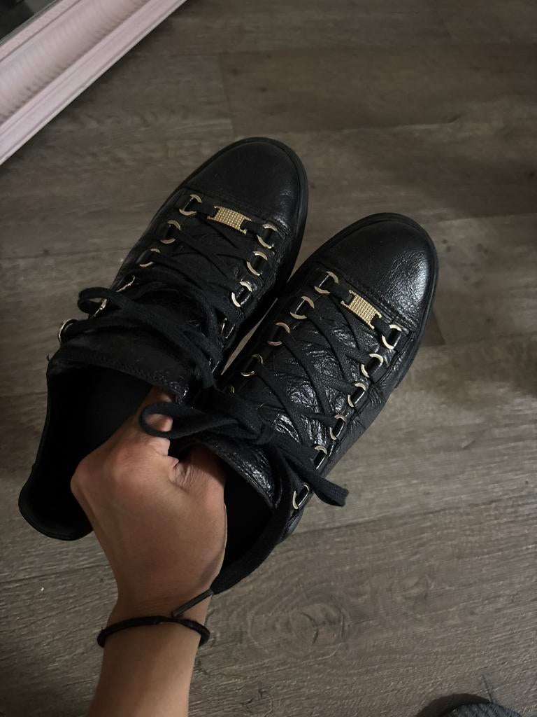 Balenciaga Arena Low - Dames sneakers maat 38, Ophalen of Verzenden, Gedragen, Zwart, Sneakers of Gympen