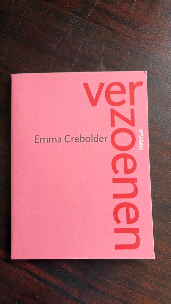 Verzoenen - Emma Crebolder, Boeken, Gedichten en Poëzie, Gelezen, Eén auteur, Ophalen of Verzenden