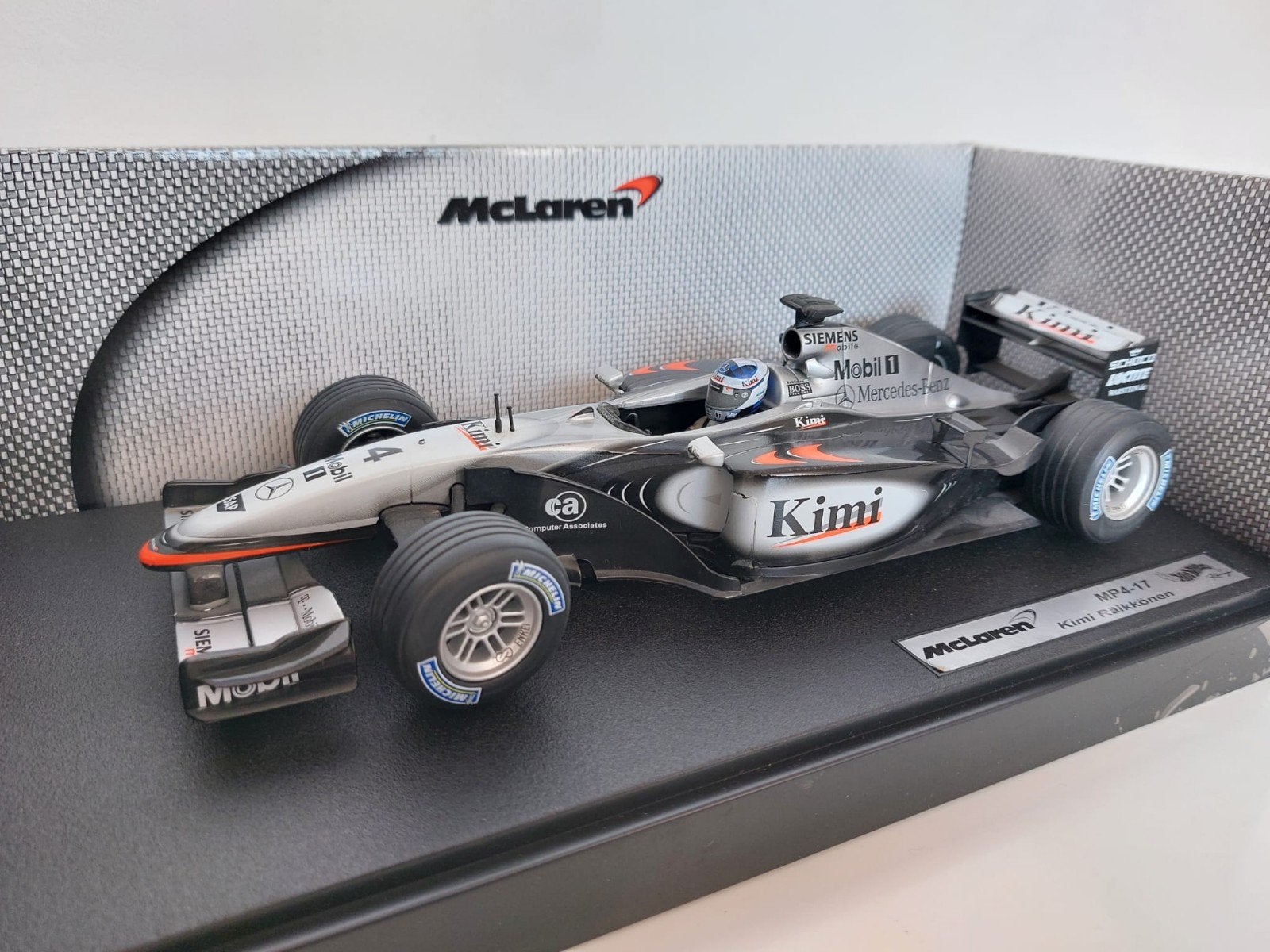 McLaren MP4-17 Räikkönen, Ophalen of Verzenden, Zo goed als nieuw, Auto, Hot Wheels