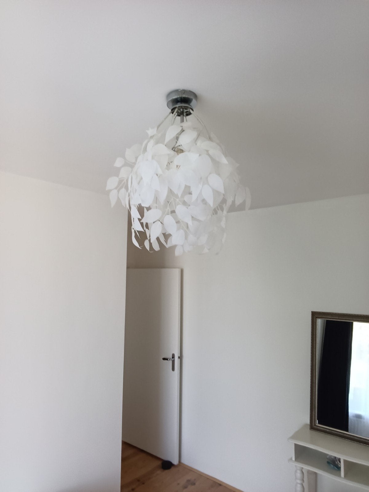 mooie plafondlamp hanglamp met bladmotief, Ophalen