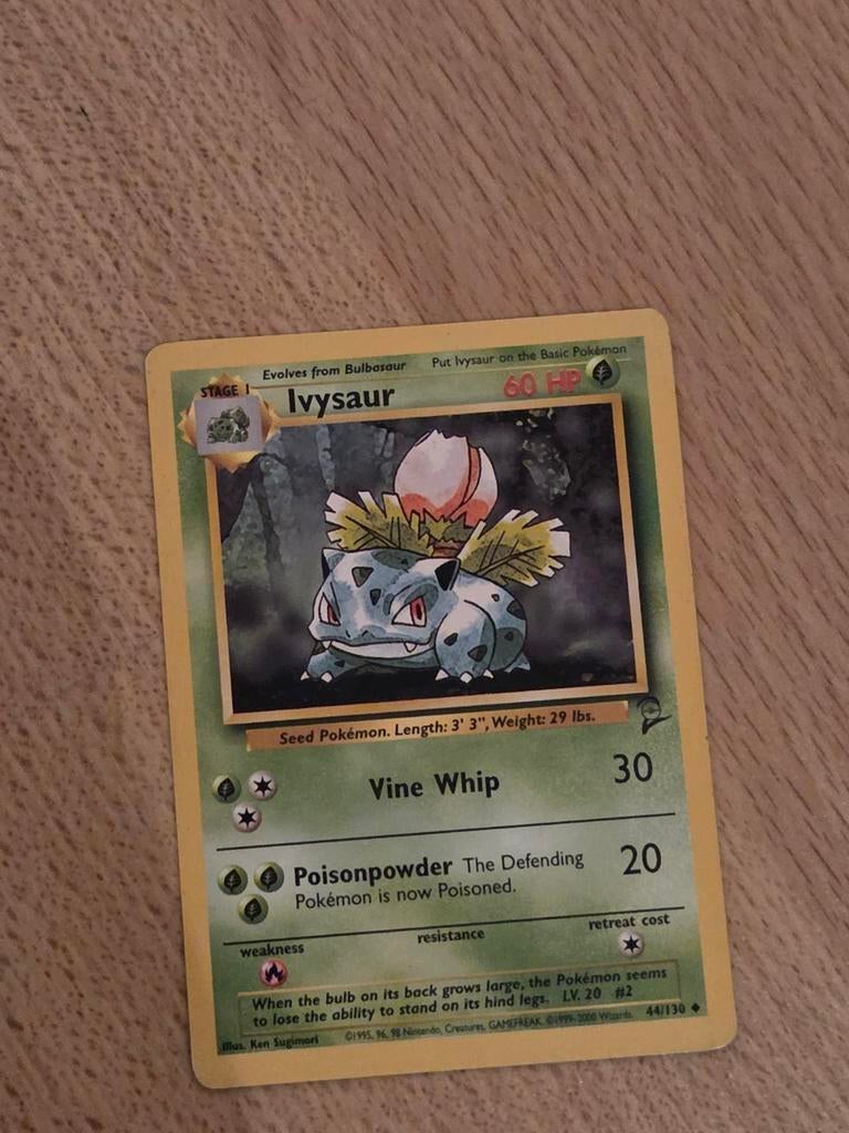 Pokemon kaart Ivysaur 1999, Ophalen of Verzenden