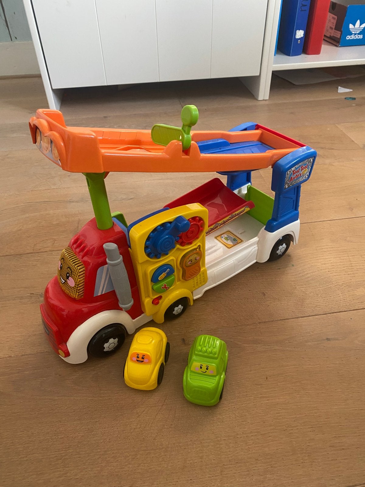 VTech Toet Toet Auto's Autotransporter, Ophalen of Verzenden, Zo goed als nieuw