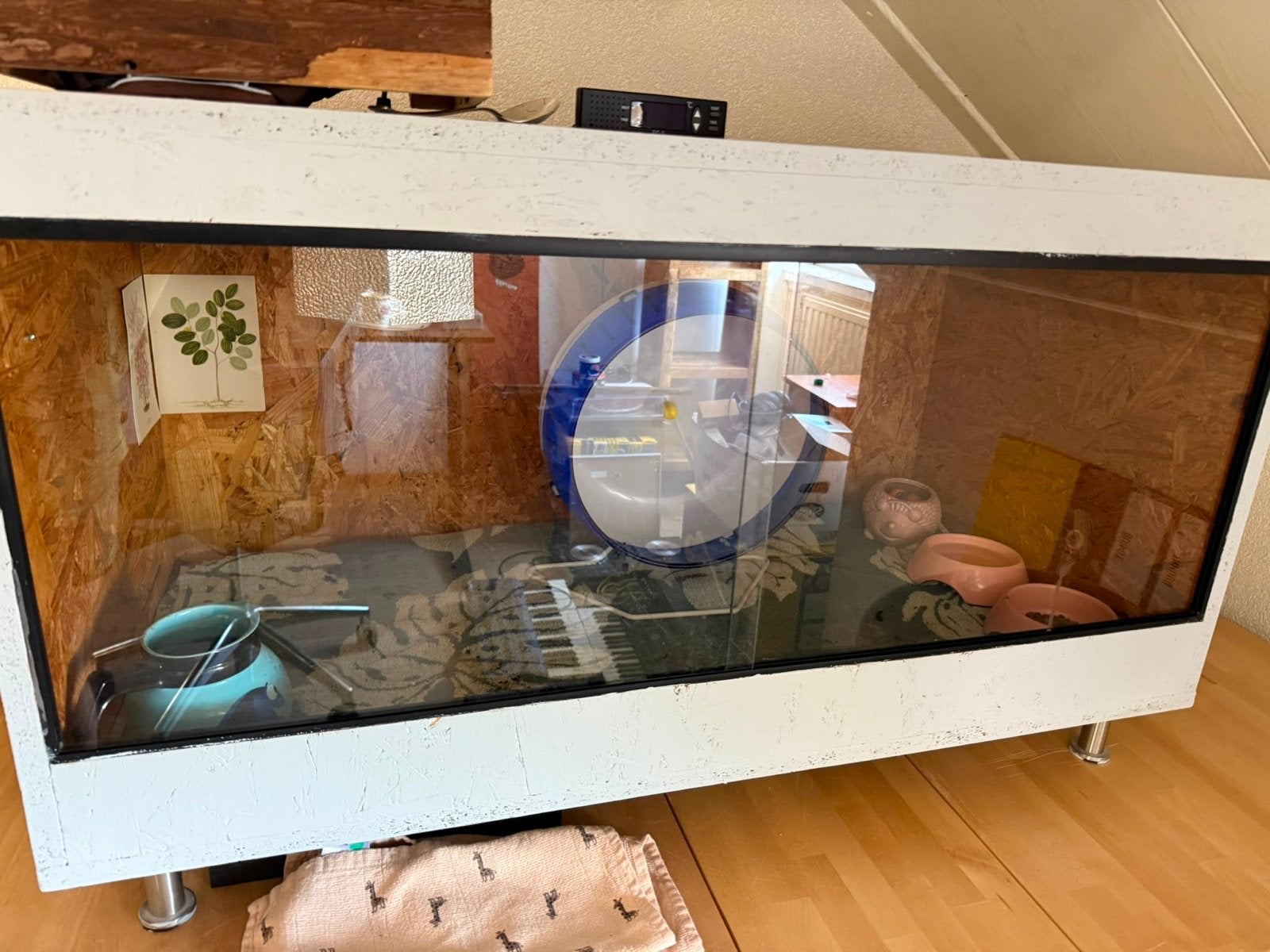 Terrarium (reptielen) 100x50x60, Ophalen, Zo goed als nieuw