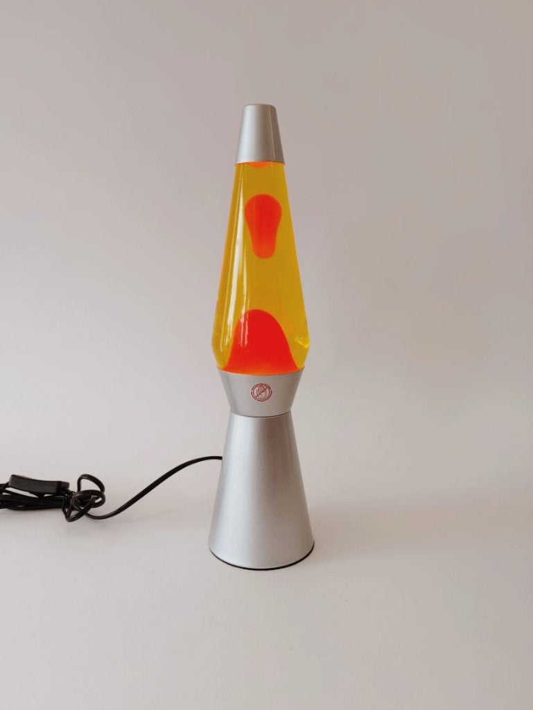 RETRO LAVALAMP | GEEL/ORANJE, Huis en Inrichting, Lavalamp, -, -, Nieuw