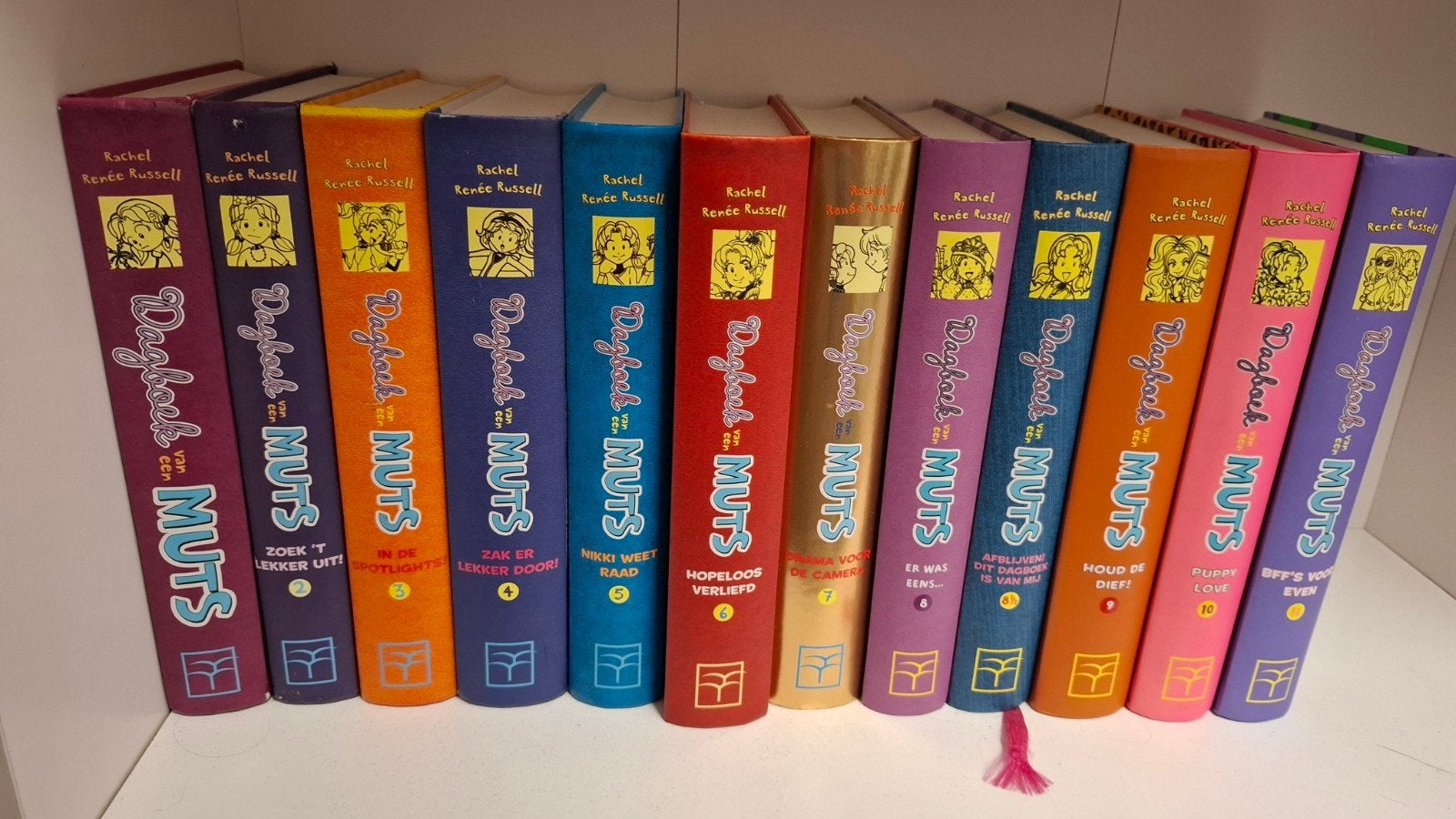 12 delen Dagboek van een muts, Boeken, Ophalen of Verzenden