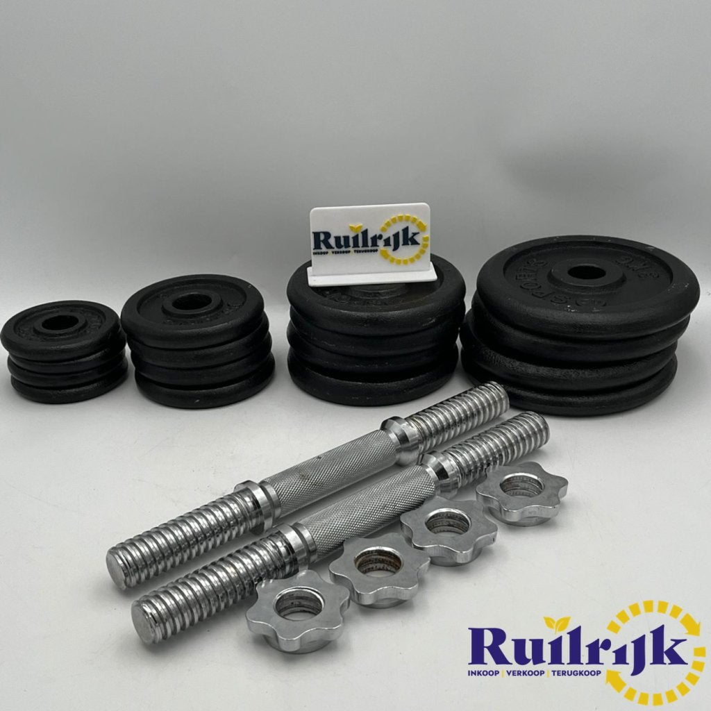 Gietijzeren Dumbbell set 4x 0,5/1/2/3kg - Totaal 26kg, Flex Ltd., Zo goed als nieuw, https://flex.com/contact-us, Nobelstraat 10, 5807 GA Oostrum LB, Limburg, Nederland