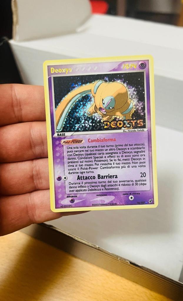 Deoxys 18/107 Reverse Holo Stamped Ex Deoxys Pokemon, Verzenden, Zo goed als nieuw, Losse kaart, Foil